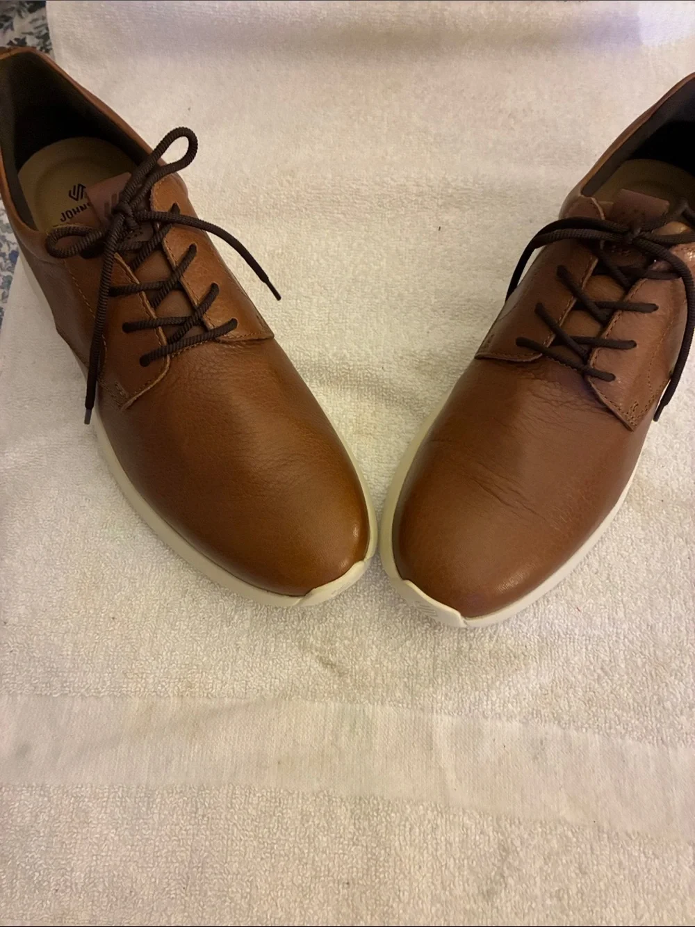 Johnson & Murphy Amherst 2.0 Men's Casual sneaker Brown grain leather NWOT